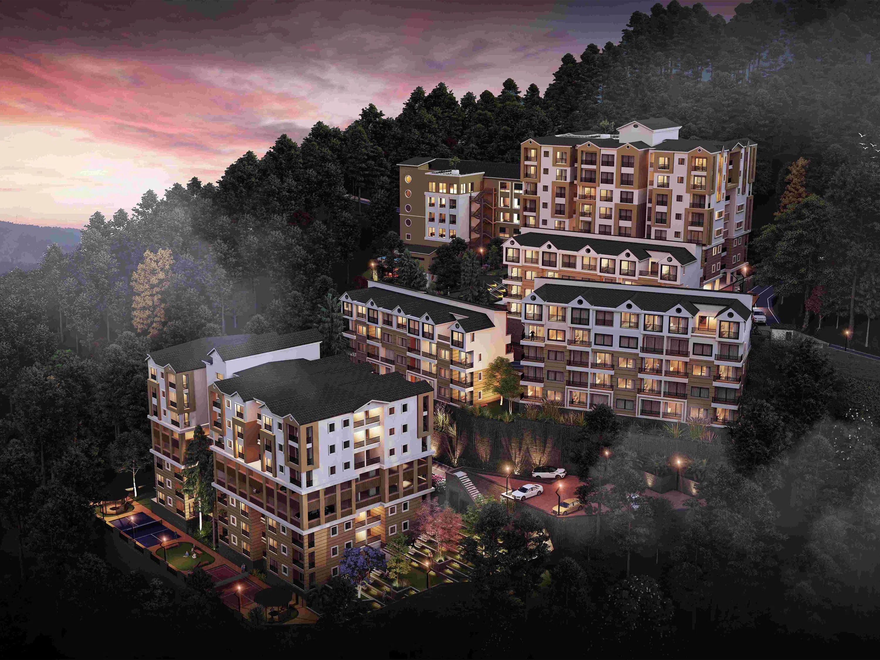 Tara Devi's Enclave property view in New Shimla